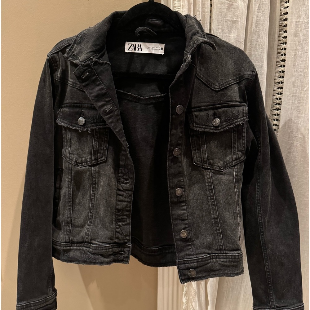Zara black Jean jacket!